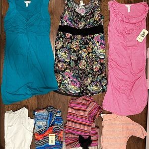 Three Seasons Maternity Dress and Shirt Bundle Lot Size Small